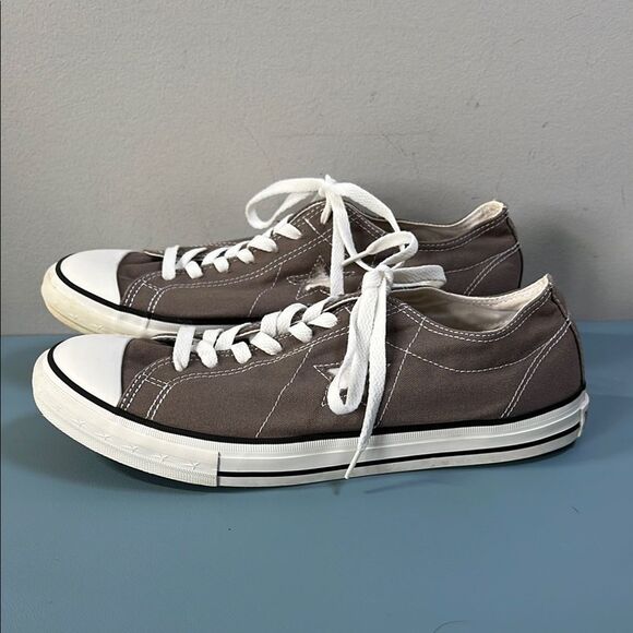 Converse Classic Brown One Star Canvas Sneakers M10 - Picture 1 of 7